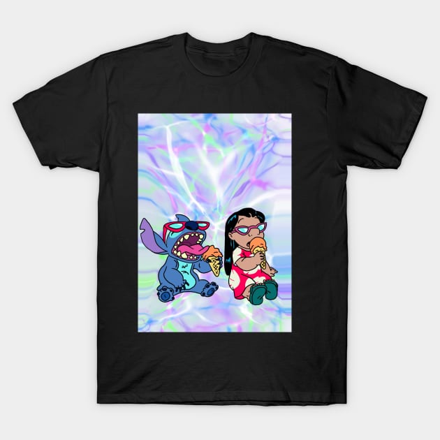 Lilo and Stitch T-Shirt by ShebesCoolStuff 